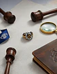 Anillo Mason Logia Color Plata Acero Inoxidable Para Hombre - Miniatura 10