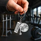 Llavero Hombre Y Mujer Fitness Gimnasio Mancuernas Plateado - Miniatura 12