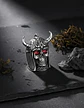 Anillo Vikingo Craneo Color Plata Acero Inoxidable Hombre - Miniatura 6