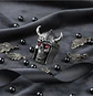 Anillo Vikingo Craneo Color Plata Acero Inoxidable Hombre - Miniatura 7