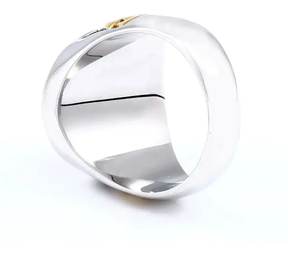 Anillo Cartas Full Poker Color Plata Acero Inoxidable Hombre 2