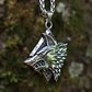 Collar Vikingo En Acero Para Hombre Dije Lobo Fenrir Amuleto - Miniatura 2