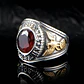 Anillo Fuerza Aérea Militar Piedra Acero Inoxidable Hombre - Miniatura 7