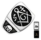 Anillo Mason Logia Color Plata Acero Inoxidable Para Hombre - Miniatura 1