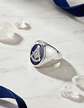 Anillo Mason Logia Color Plata Acero Inoxidable Para Hombre - Miniatura 9