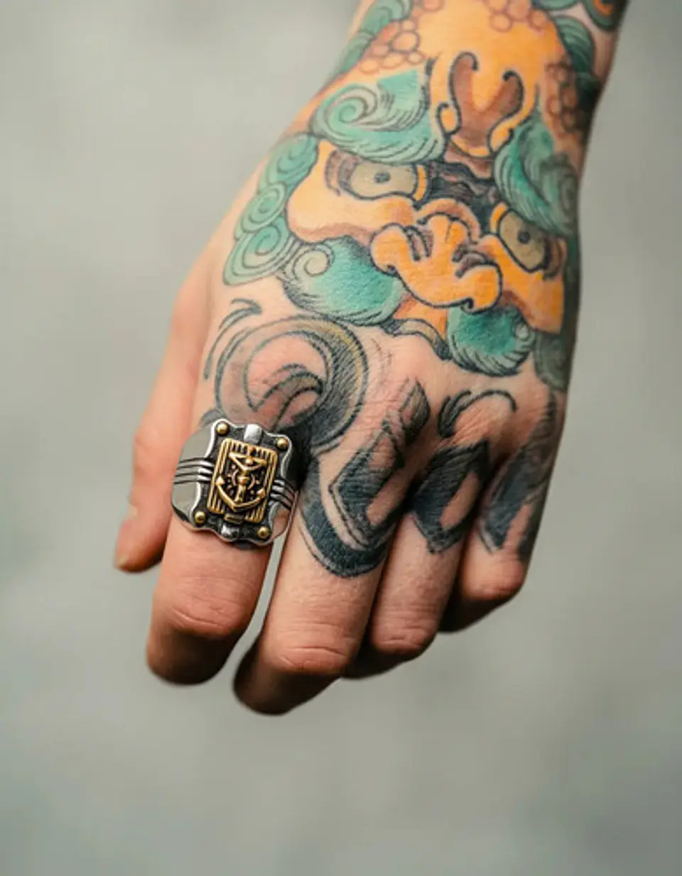 Anillo Para Hombre De Acero Marina Militar Jesús Ancla Usn 3