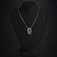 Collar Dije Hellboy Color Plata Acero Inoxidable Para Hombre Plateado - Miniatura 3