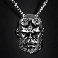 Collar Dije Hellboy Color Plata Acero Inoxidable Para Hombre Plateado - Miniatura 4