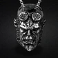 Collar Dije Hellboy Color Plata Acero Inoxidable Para Hombre Plateado - Miniatura 7