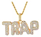 Collar Dije Trap Hip Hop Color Oro Acero Inoxidable Hombre - Miniatura 1