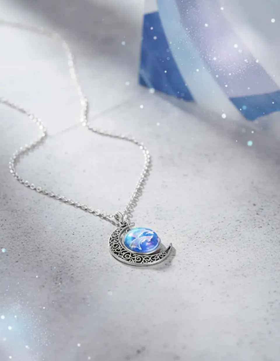 Collar Zodiacal Para Hombre Y Mujer Dije Luna Signos Zodiaco 12