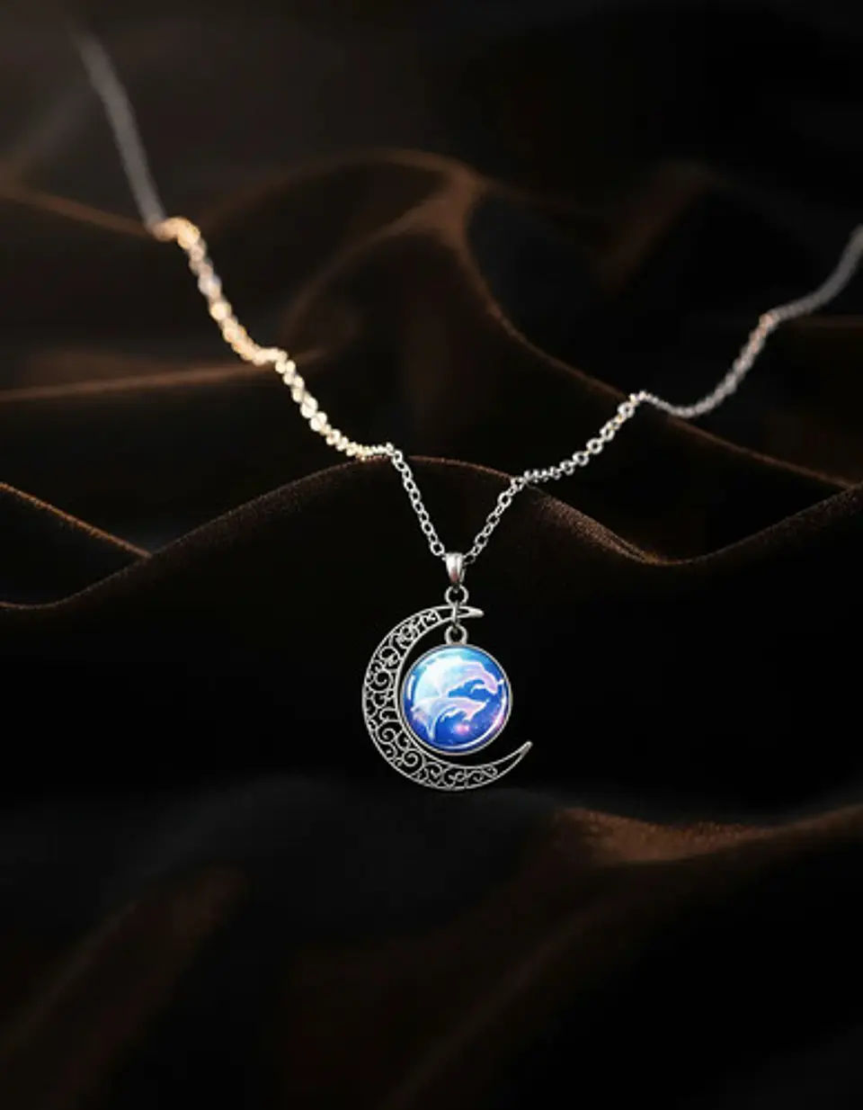 Collar Zodiacal Para Hombre Y Mujer Dije Luna Signos Zodiaco 18