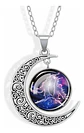 Collar Zodiacal Para Hombre Y Mujer Dije Luna Signos Zodiaco - Miniatura 33