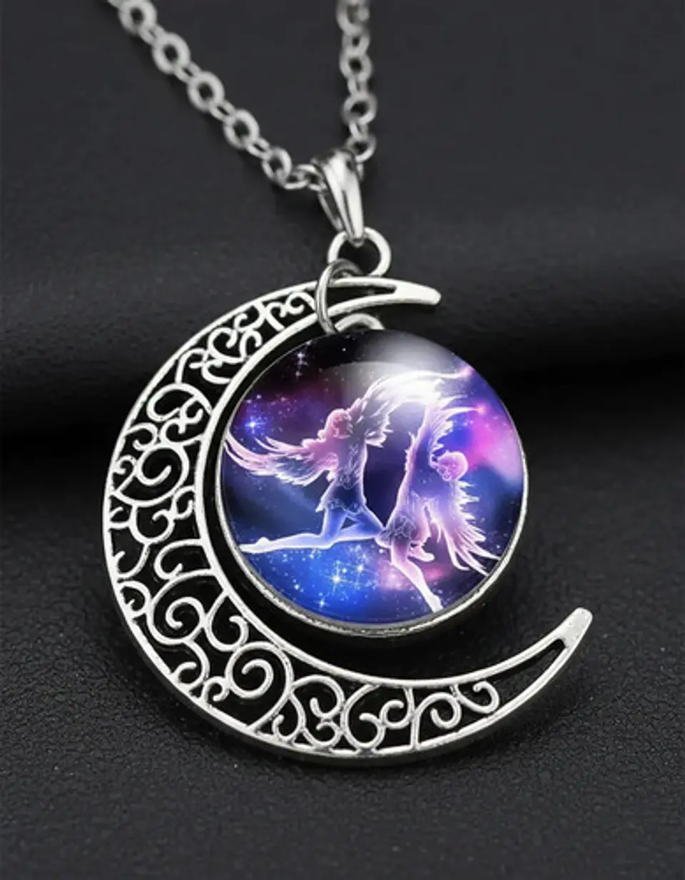 Collar Zodiacal Para Hombre Y Mujer Dije Luna Signos Zodiaco 38