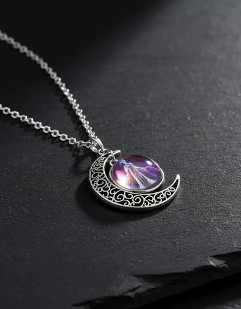 Collar Zodiacal Para Hombre Y Mujer Dije Luna Signos Zodiaco 64