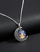 Collar Zodiacal Para Hombre Y Mujer Dije Luna Signos Zodiaco - Miniatura 69