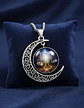 Collar Zodiacal Para Hombre Y Mujer Dije Luna Signos Zodiaco - Miniatura 72