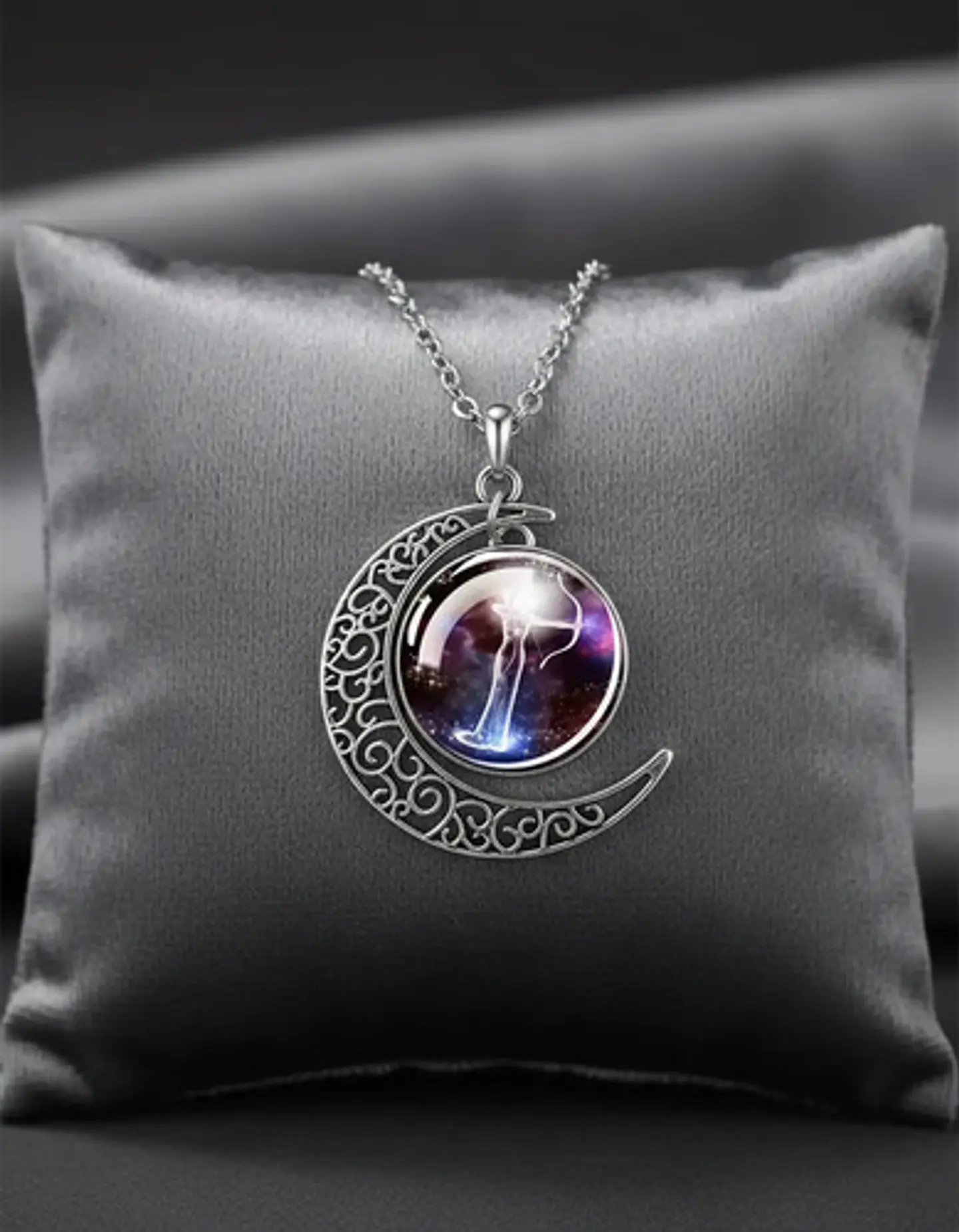 Collar Zodiacal Para Hombre Y Mujer Dije Luna Signos Zodiaco 85