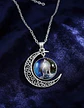 Collar Zodiacal Para Hombre Y Mujer Dije Luna Signos Zodiaco - Miniatura 94