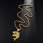Collar Tiburón Boxeador Color Oro Acero Inoxidable Hombre Dorado - Miniatura 5