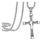 Collar Cruz Rapidos Y Furioso Dorado Acero Inoxidable Hombre - Miniatura 7