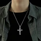 Collar Cruz Rapidos Y Furioso Dorado Acero Inoxidable Hombre - Miniatura 8