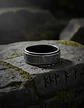  Anillo Valknut Vikingo Color Plata Acero Inoxidable Hombre - Miniatura 4