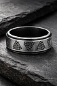  Anillo Valknut Vikingo Color Plata Acero Inoxidable Hombre - Miniatura 8