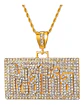 Collar Mafia Hip Hop Color Oro Acero Inoxidable Para Hombre Dorado - Miniatura 1