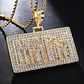 Collar Mafia Hip Hop Color Oro Acero Inoxidable Para Hombre Dorado - Miniatura 8