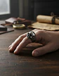 Anillo Cráneo Calavera Color Plata Acero Inoxidable Hombre - Miniatura 2