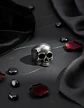 Anillo Cráneo Calavera Color Plata Acero Inoxidable Hombre - Miniatura 5