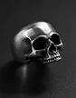 Anillo Cráneo Calavera Color Plata Acero Inoxidable Hombre - Miniatura 8