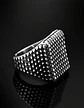 Anillo Biker Puas Color Plata Acero Inoxidable Para Hombre - Miniatura 6