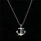 Collar Cadena Militar Dije Ala Ángel Color Plata Para Hombre - Miniatura 2
