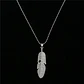 Collar Cadena Militar Dije Ala Ángel Color Plata Para Hombre - Miniatura 6