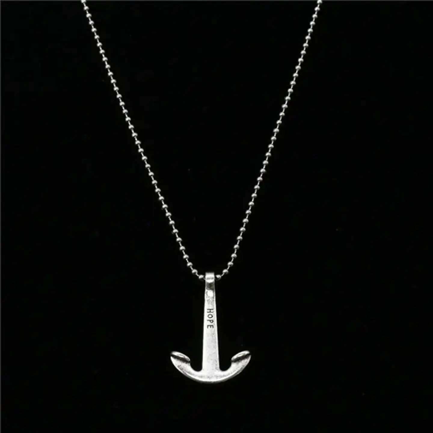 Collar Cadena Militar Dije Ala Ángel Color Plata Para Hombre 8