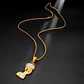 Collar Faraón Egipcio Color Oro Acero Inoxidable Para Hombre - Miniatura 5