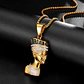 Collar Faraón Egipcio Color Oro Acero Inoxidable Para Hombre - Miniatura 9