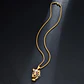 Collar Tigre Hip Hop Cz Color Oro Acero Inoxidable Hombre - Miniatura 5