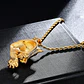 Collar Tigre Hip Hop Cz Color Oro Acero Inoxidable Hombre - Miniatura 8