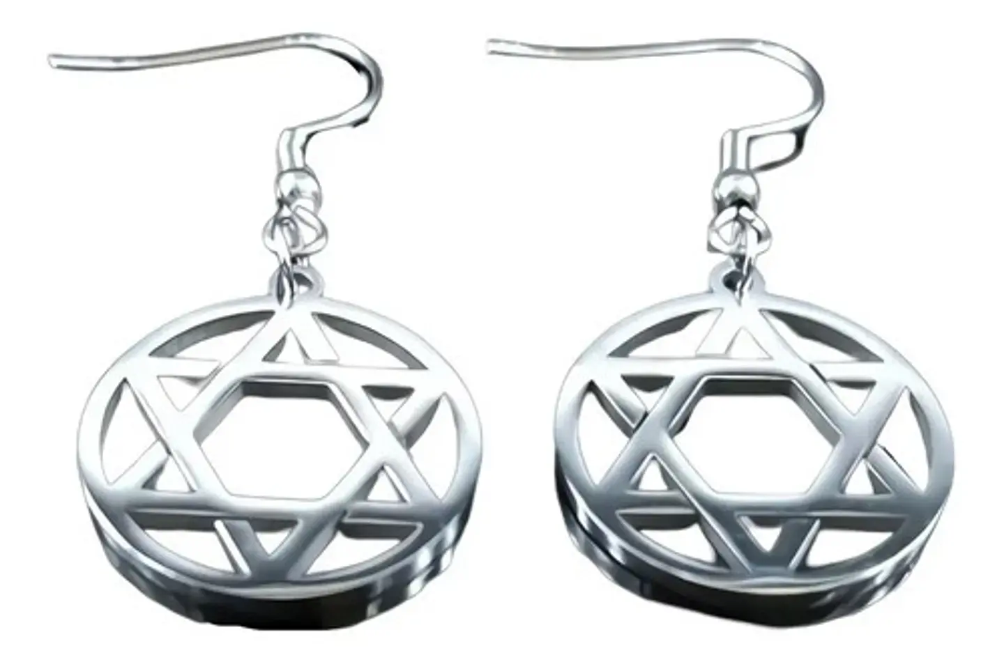 Aretes Estrella Cráneo Cuchilla Pluma Acero Inoxidable Mujer 1