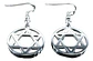 Aretes Estrella Cráneo Cuchilla Pluma Acero Inoxidable Mujer - Miniatura 1