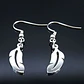 Aretes Estrella Cráneo Cuchilla Pluma Acero Inoxidable Mujer - Miniatura 5