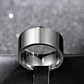 Anillo Argolla Clásico Color Oro Acero Inoxidable Hombre - Miniatura 3