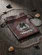 Anillo Vikingo Odin Lobo Color Plata Acero Inoxidable Hombre - Miniatura 4