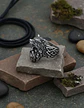 Anillo Vikingo Odin Lobo Color Plata Acero Inoxidable Hombre - Miniatura 6
