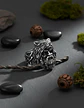 Anillo Vikingo Odin Lobo Color Plata Acero Inoxidable Hombre - Miniatura 7