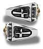 Anillo Cabeza Leon Color Plata Acero Inoxidable Para Hombre - Miniatura 3