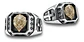 Anillo Cabeza Leon Color Plata Acero Inoxidable Para Hombre - Miniatura 4